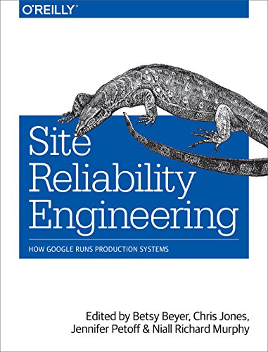 Couverture du livre Site Reliability Engineering de Beyer, Jones, Petoff et Murphy (Google, O'Reilly), référence absolue sur les pratiques SRE en production