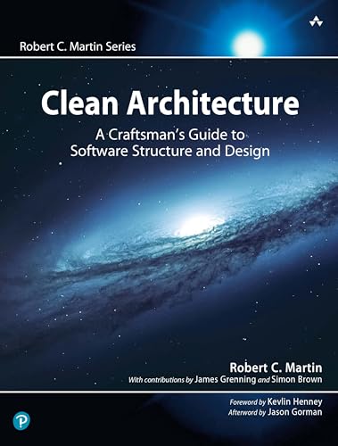 Couverture du livre Clean Architecture de Robert C. Martin, principes d'architecture logicielle indépendante des frameworks