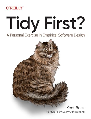 Couverture du livre Tidy First? de Kent Beck (2024), guide récent sur les petits refactorings au quotidien