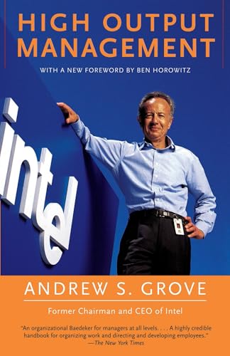 Couverture du livre High Output Management d'Andy Grove (Vintage), classique fondateur du management opérationnel issu d'Intel