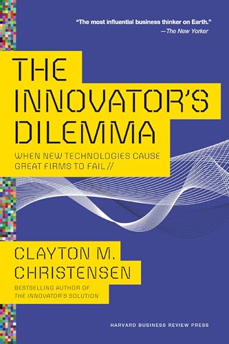 Couverture du livre The Innovator's Dilemma de Clayton Christensen (Harvard Business School), théorie fondatrice de la disruption et de l'innovation perturbatrice